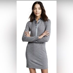 Club Monaco Sabrae Sweater Dress in Gray Size Small